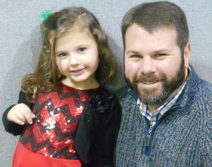 happy girl and dad at a Preschool & Daycare Serving Carmel, Indiana