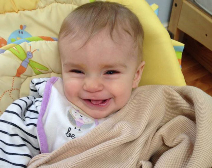 laughing infant at a Preschool & Daycare Serving Carmel, Indiana