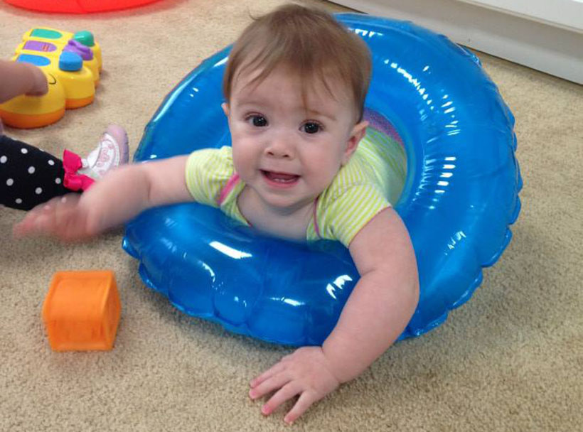 smiling baby boy at a Preschool & Daycare Serving Carmel, Indiana