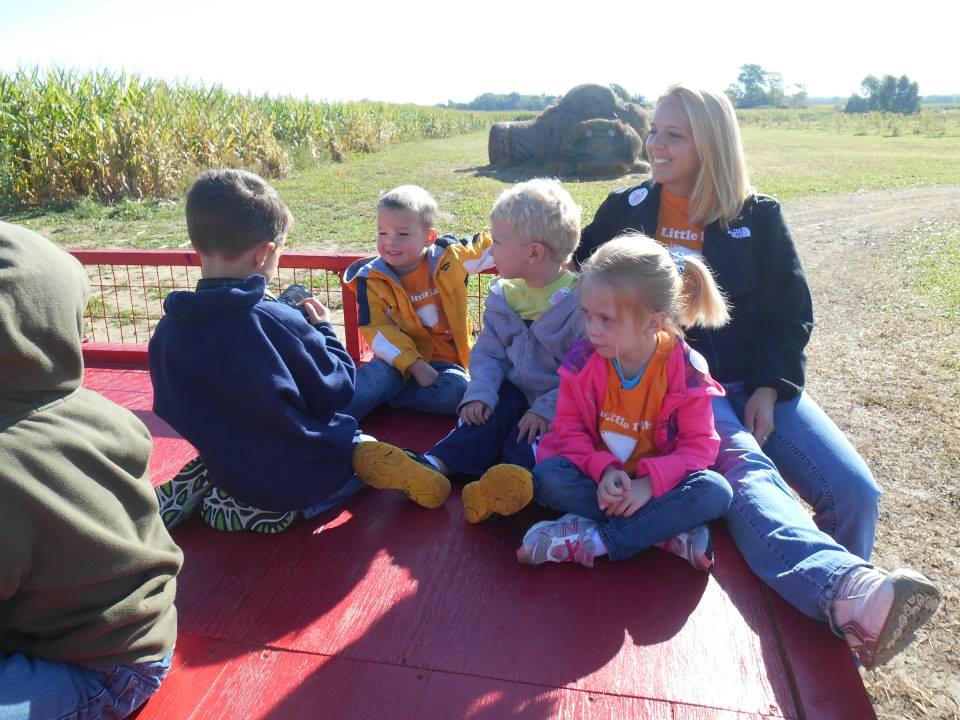 teacher and happy children at a Preschool & Daycare Serving Carmel, Indiana